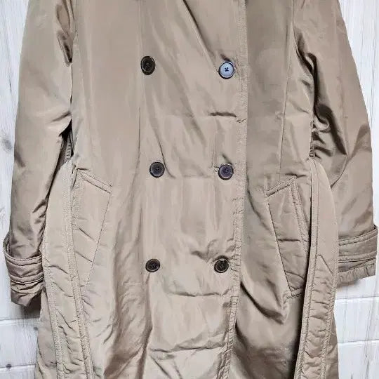 [BUNJANG] Tahari Long Padded Jumper (Camel, Detachable Fur) / Tahari 롱패딩점퍼 (카멜색상/퍼 탈부착)