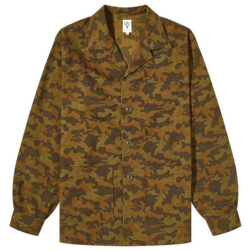 [BUNJANG] SOUTH2 WEST8 Military Camo Pattern Shirt Jacket / SOUTH2WEST8 남2서8 밀리터리 카모 패턴 셔츠 자켓