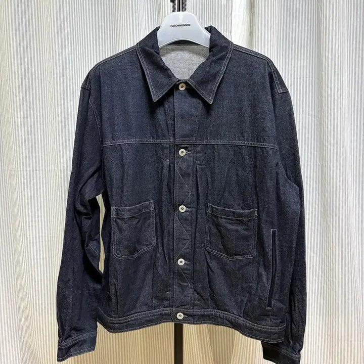 [BUNJANG] Polytelu Denim Trucker Jacket Indigo / 4) 폴리테루 데님 트러커 자켓 인디고