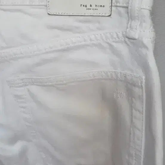 [BUNJANG] Rag &amp; Bone White Wide Denim Pants / 랙앤본 화이트 와이드 데님팬츠