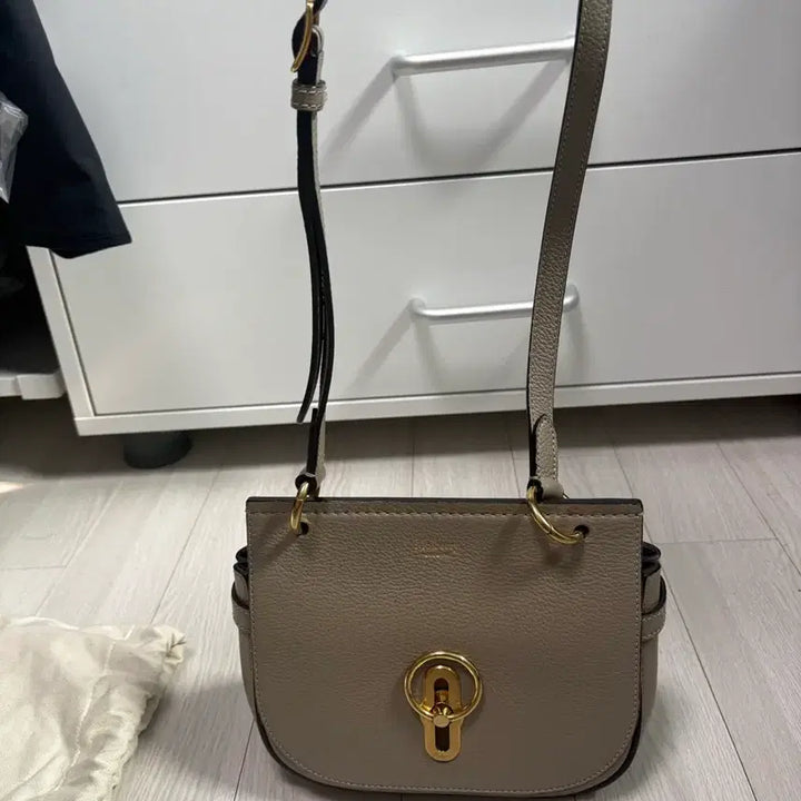 [BUNJANG] Mulberry Amberley Satchel Bag Small Gray / 멀버리 앰벌리사첼백 스몰 그레이