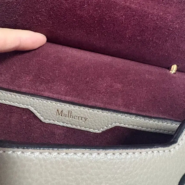 [BUNJANG] Mulberry Amberley Satchel Bag Small Gray / 멀버리 앰벌리사첼백 스몰 그레이