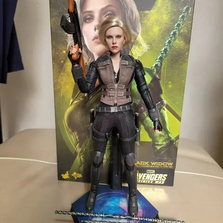[BUNJANG] Hot Toys Avengers: Infinity War Black Widow Figure / 핫토이 어벤져스 인피니티워 블랙위도우 피규어.