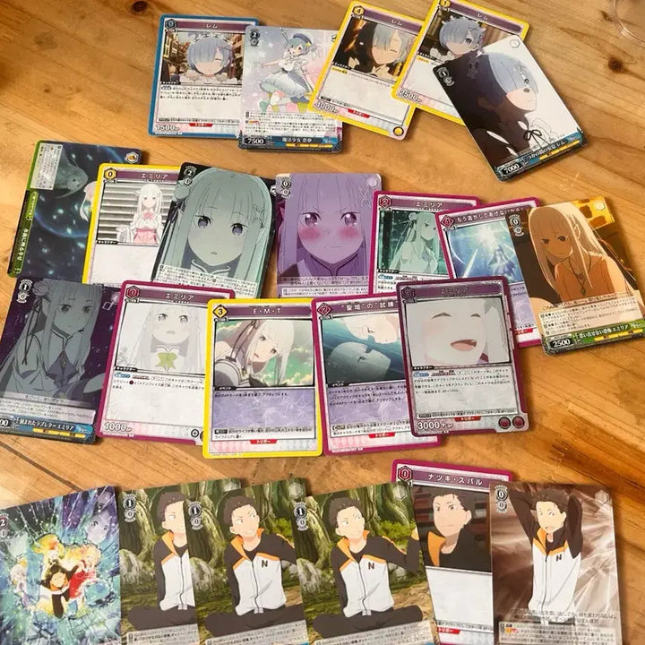 [BUNJANG] Re:Zero Emilia Ram Rem Subaru Beatrice Echidna Goods / 리제로 지류 판매 에밀리아 람 렘 스바루 베아트리스 에키드나