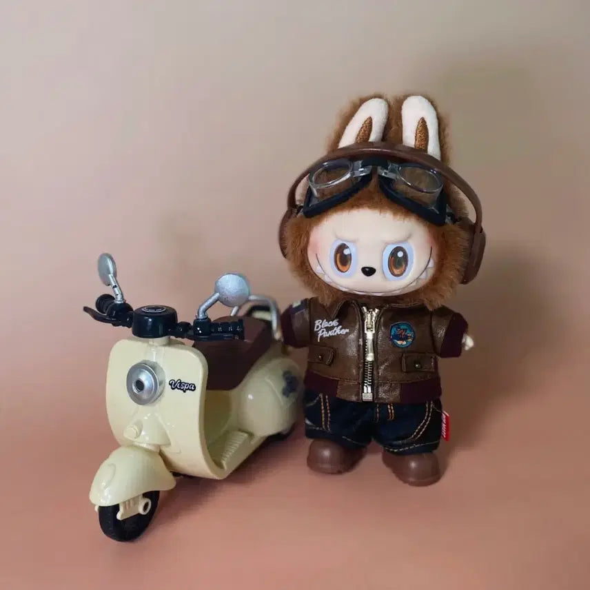 [BUNJANG] Pop Mart Labubu Biker Costume Vespa Scooter Set Edition / 팝마트 라부부 바이커 옷 코스튬 베스파 스쿠터 세트 에디션