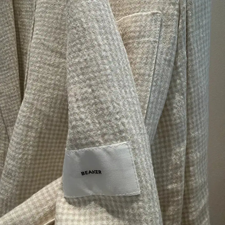 [BUNJANG] BEAKER Ivory Check Blazer / BEAKER 아이보리 체크 자켓 (000사이즈)
