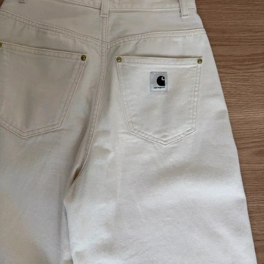 [BUNJANG] Carhartt Ivory Derby Pant / 칼하트 아이보리 진