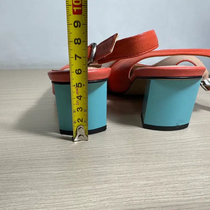 [BUNJANG] NAMUHANA Orange Mule Heel Pumps 240 / NAMUHANA 오렌지 뮬 힐 펌프스 240