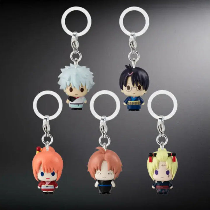 [BUNJANG] Gintama Yoshiwara in Flames Keychains Set / 은혼 요시와라 대염상 메지루시 5종 풀셋