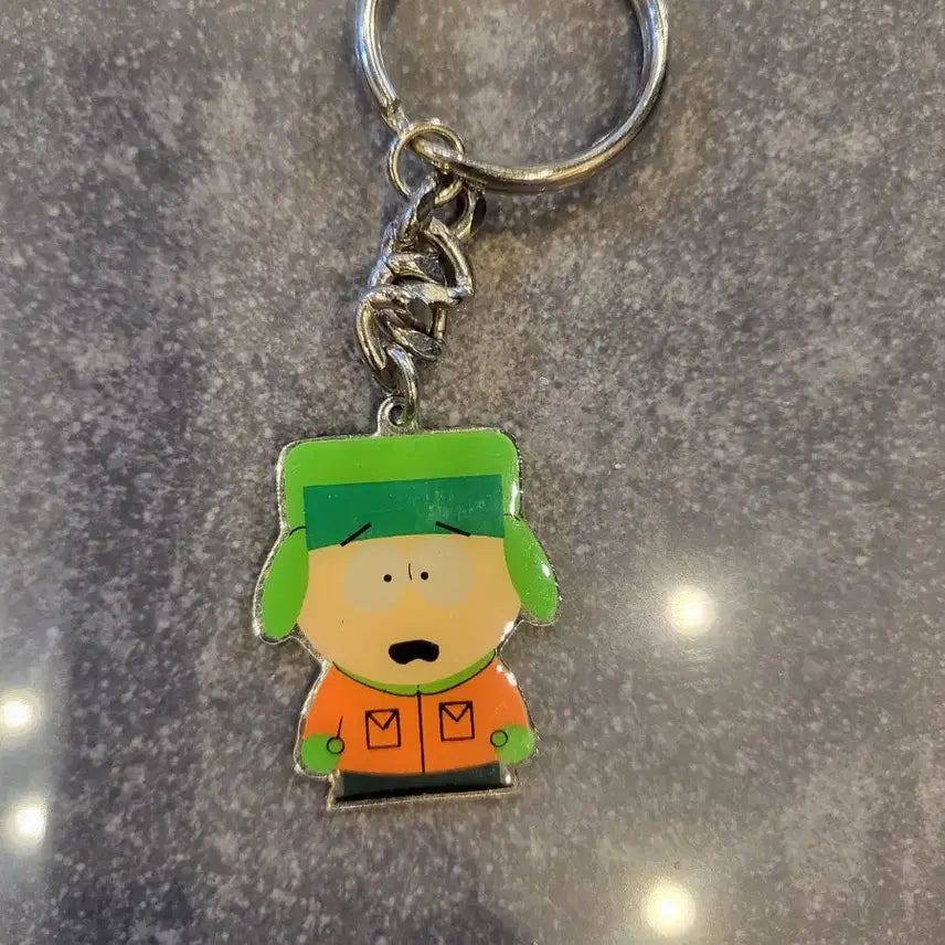 [BUNJANG] South Park Kenny Badge and Keyring Bundle Set / 사우스파크 케니 뱃지키링 정품 일괄