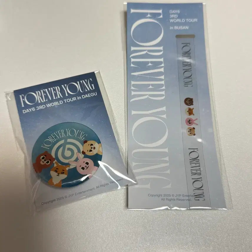 [BUNJANG] Day6 Forever Young Phone Strap + Grip Tok Set / 데이식스 포에버영 폰스트랩 + 그립톡 세트
