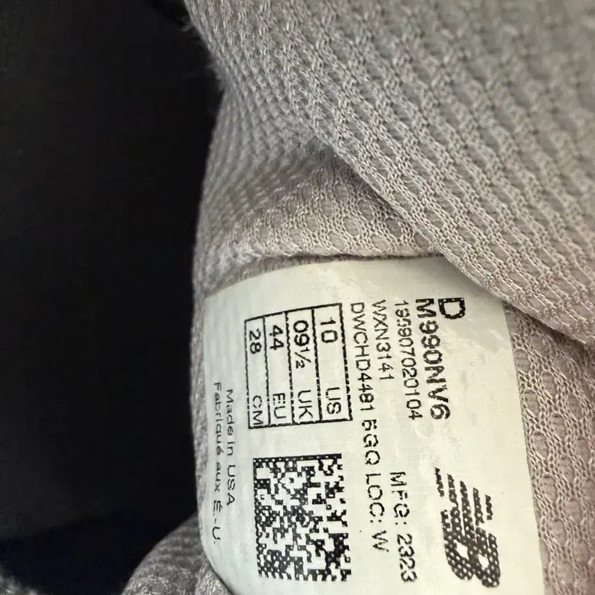 [BUNJANG] New Balance 990v6 Navy Sneakers / 뉴발란스 990v6 네이비(280 사이즈)