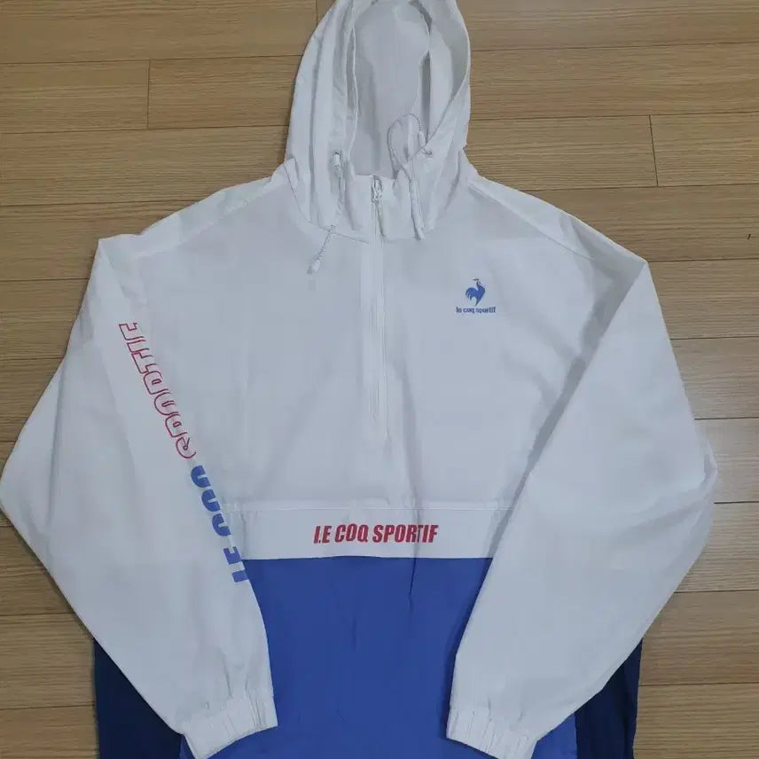 [BUNJANG] Le Coq Sportif Hooded Anorak / 르꼬끄 바람막이 후드아노락