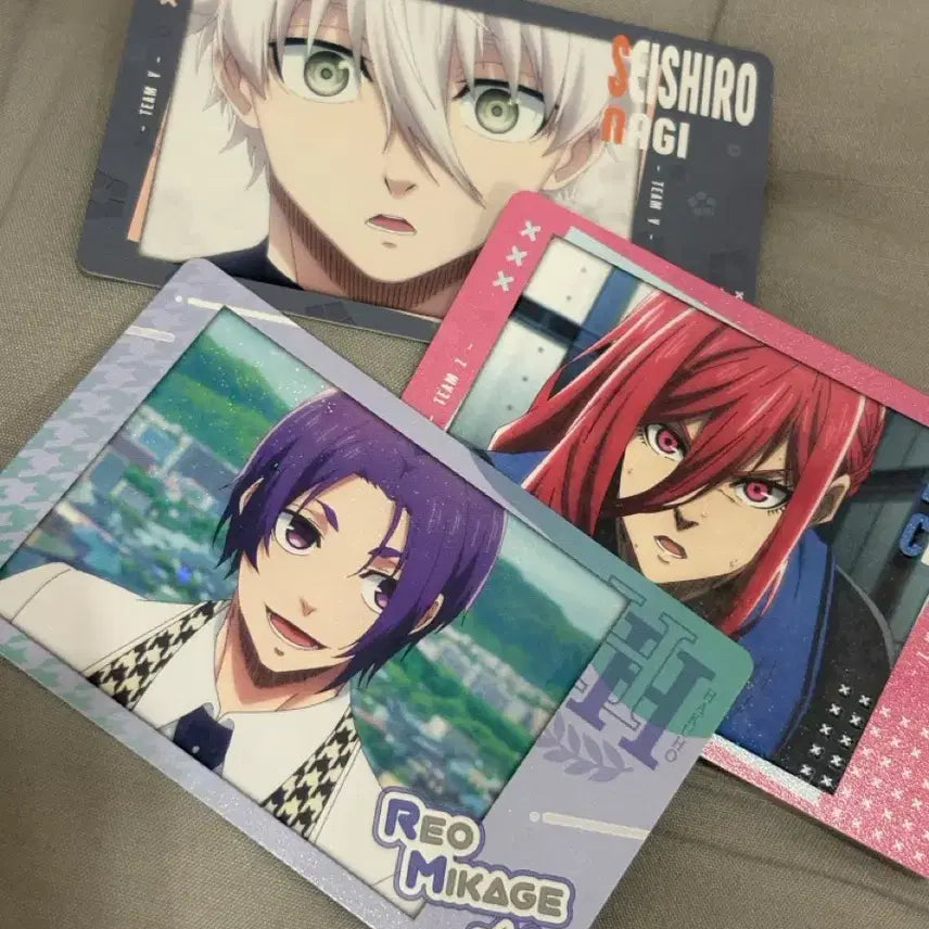 [BUNJANG] Blue Lock Nagi, Leo, Chigiri Snap My Card Bundle Set / 블루록 나기, 레오, 치기리 스냅마이 카드