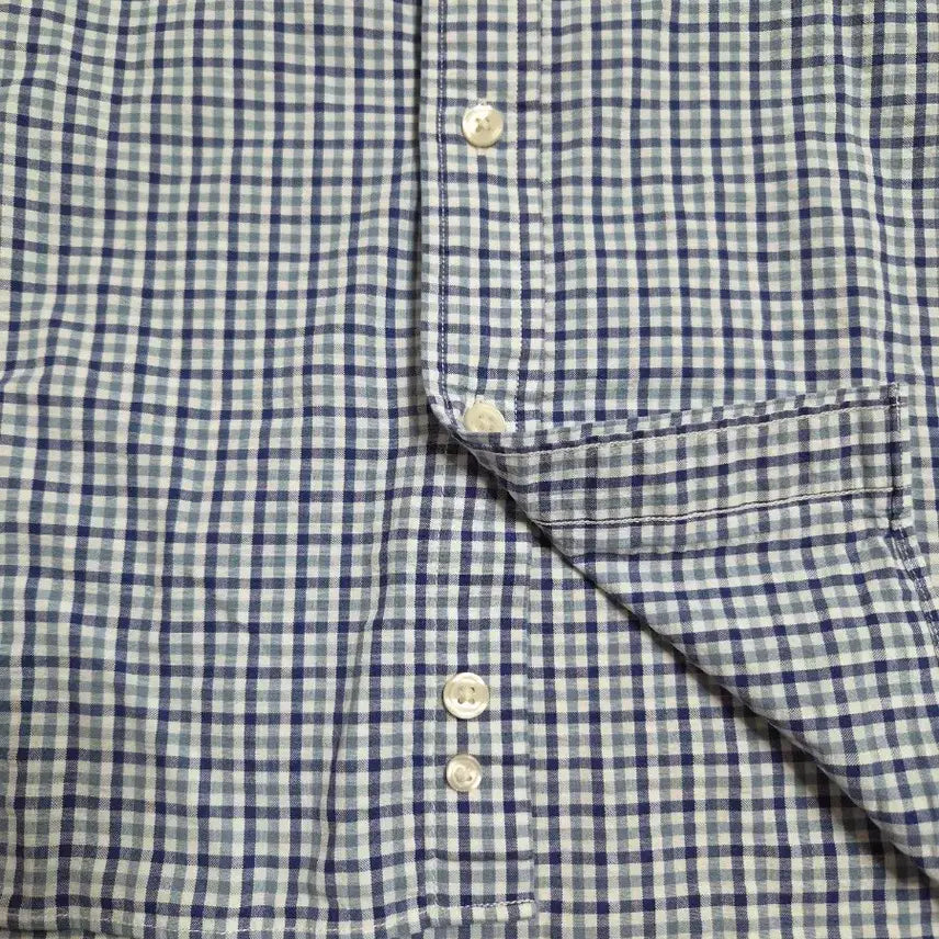 [BUNJANG] MUJI Checkered Short-Sleeve Shirt / 무인양품 반팔 체크 셔츠 남방 판매