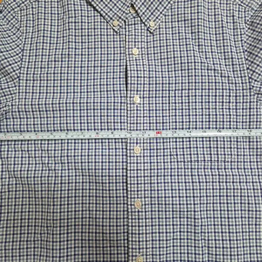 [BUNJANG] MUJI Checkered Short-Sleeve Shirt / 무인양품 반팔 체크 셔츠 남방 판매