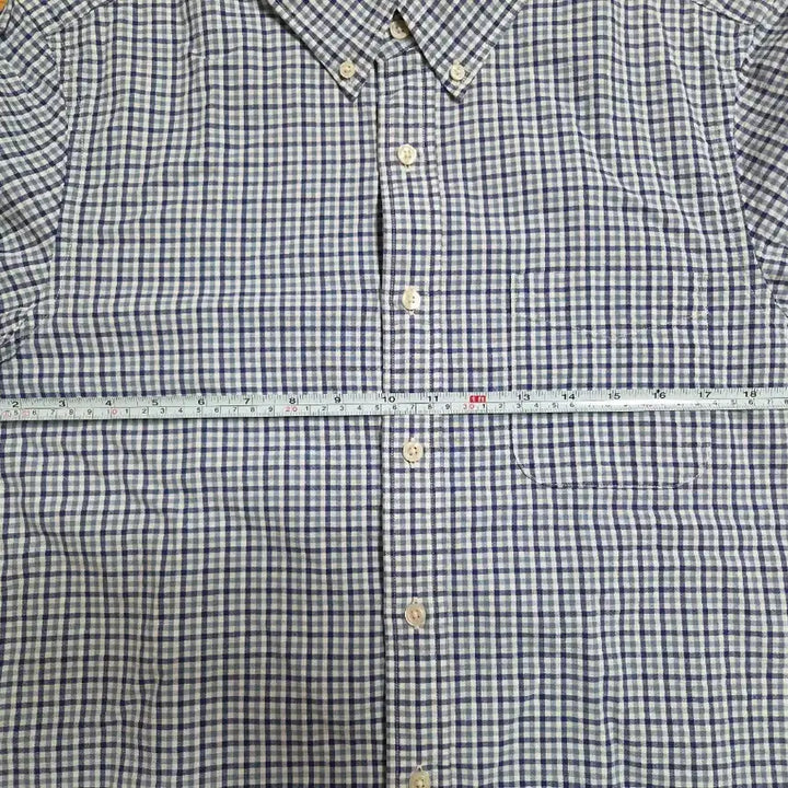 [BUNJANG] MUJI Checkered Short-Sleeve Shirt / 무인양품 반팔 체크 셔츠 남방 판매