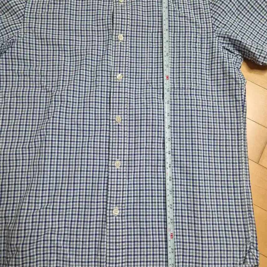 [BUNJANG] MUJI Checkered Short-Sleeve Shirt / 무인양품 반팔 체크 셔츠 남방 판매
