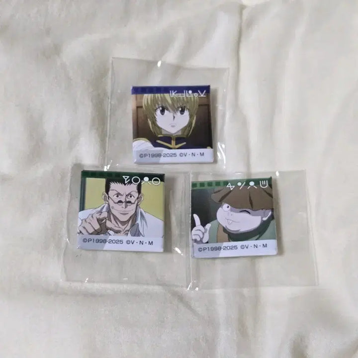 [BUNJANG] Hunter x Hunter Are Kore Puchi Mini Can Badge Bundle Set / (일괄) 헌터헌터 아레코레 푸치 미니캔뱃지 - 크라피카 레오리오 센리츠