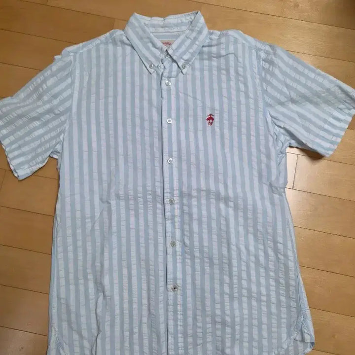 [BUNJANG] Brooks Brothers Striped Short Sleeve Shirt / 브룩스브라더스 스트라이프 반팔 셔츠 판매