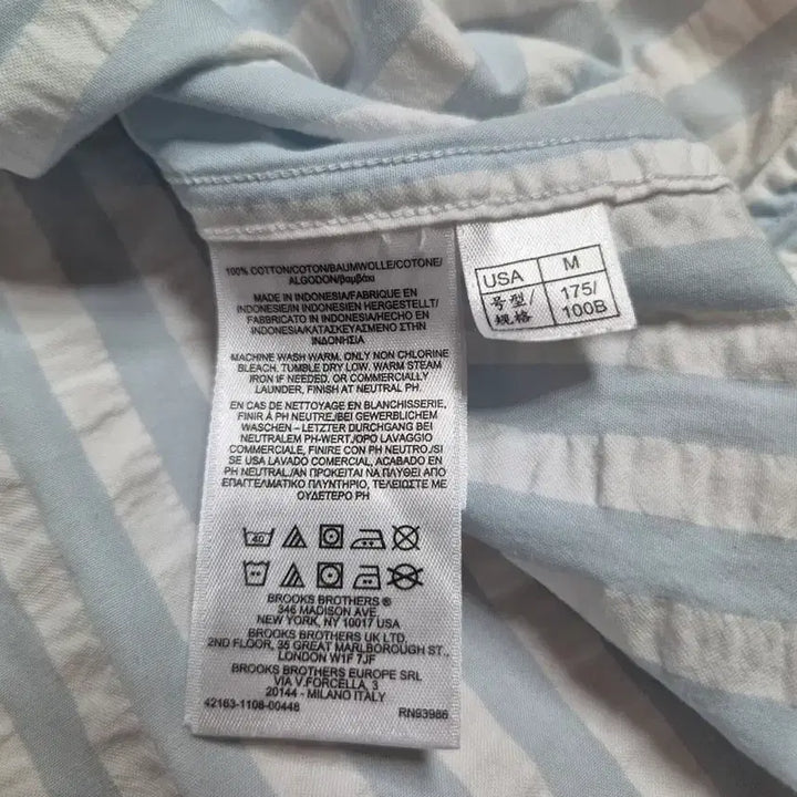 [BUNJANG] Brooks Brothers Striped Short Sleeve Shirt / 브룩스브라더스 스트라이프 반팔 셔츠 판매