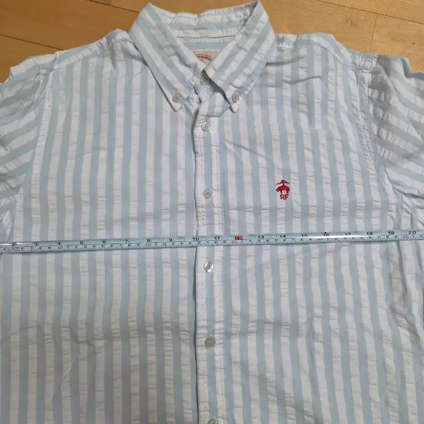 [BUNJANG] Brooks Brothers Striped Short Sleeve Shirt / 브룩스브라더스 스트라이프 반팔 셔츠 판매