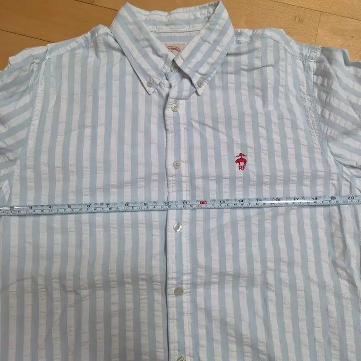 [BUNJANG] Brooks Brothers Striped Short Sleeve Shirt / 브룩스브라더스 스트라이프 반팔 셔츠 판매