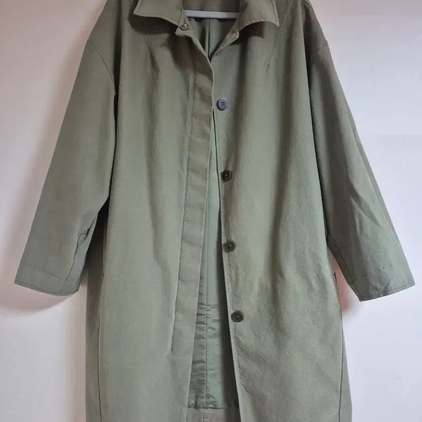 [BUNJANG] STEPANEL Khaki Cotton Trench Coat M Size / @ STEPANEL / 스테파넬 / 바바리코트 / 카키 / M size