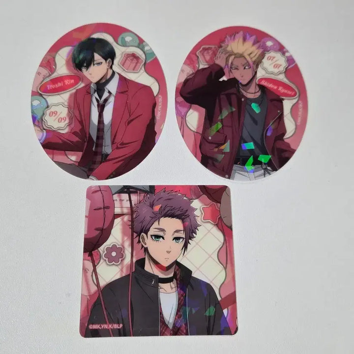 [BUNJANG] Animate Blue Lock Valentine Die-cut Clear Card Set / Rin Itoshi, Shoei Baro / 애니메이트 블루록 발렌타인 다이컷 클리어카드 / 린 사에 시도