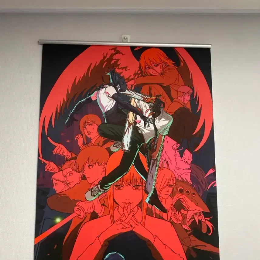 [BUNJANG] Chainsaw Man Pop-Up Store Tapestry / 체인소맨 팝업스토어 태피스트리