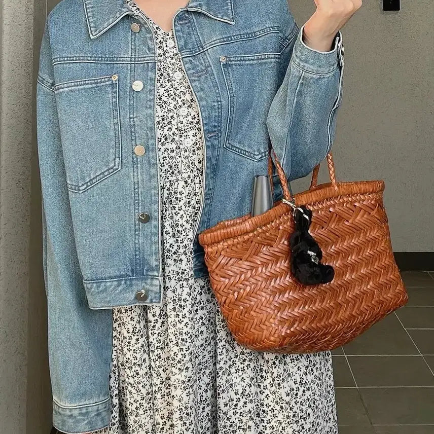 [BUNJANG] LAP Cropped Denim Jacket / 랩 LAP 크롭 데님 자켓