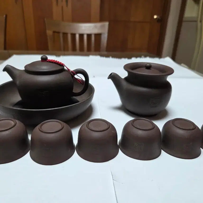 [BUNJANG] Taiwan Dangseong Zisha Teapot Set (6-Person) / 대만 당성자사호 6인셑