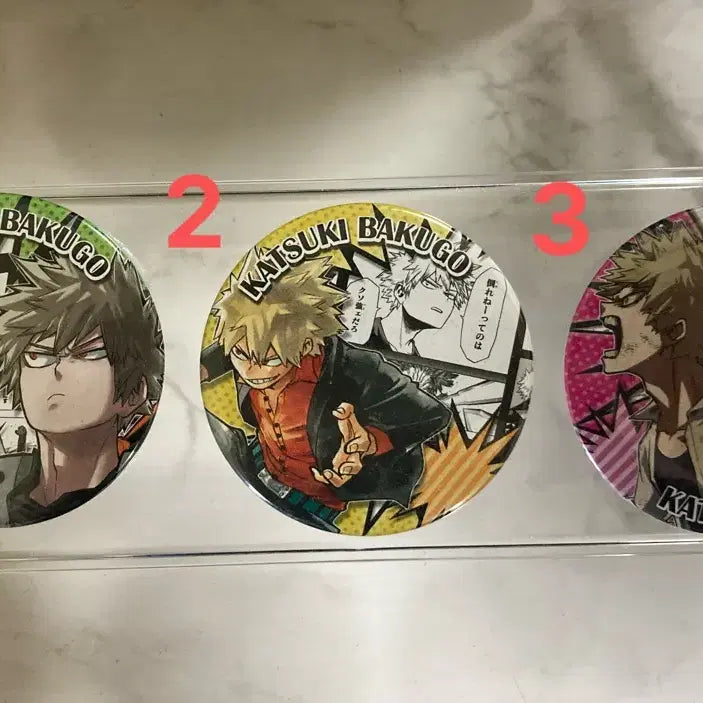 [BUNJANG] Bakugo Original Art Badge Set / 바쿠고 원화 뱃지(단순개봉 후 전시)