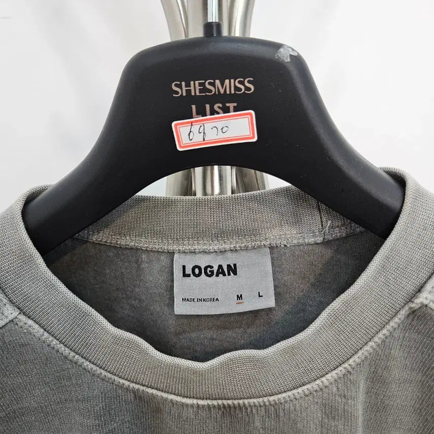 [SOLD OUT] LOGAN 피그먼트 맨투맨 3XL