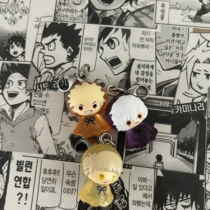 [BUNJANG] My Hero Academia Bakugo Shigaraki Toga Merch Bundle Set / 나히아 히로아카 바쿠고 시가라키 토카 메지루시 일괄