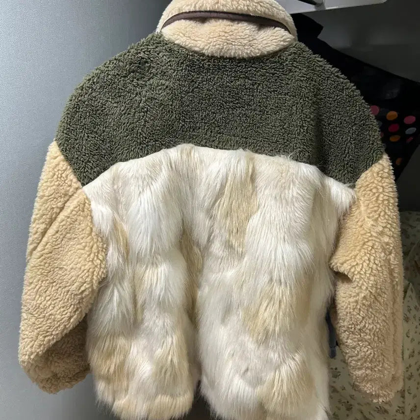 [BUNJANG] The Open Product YY Fleece Fur Jacket / 더 오픈 프로덕트 / 오픈 와이와이 후리스 플리스 퍼 자켓