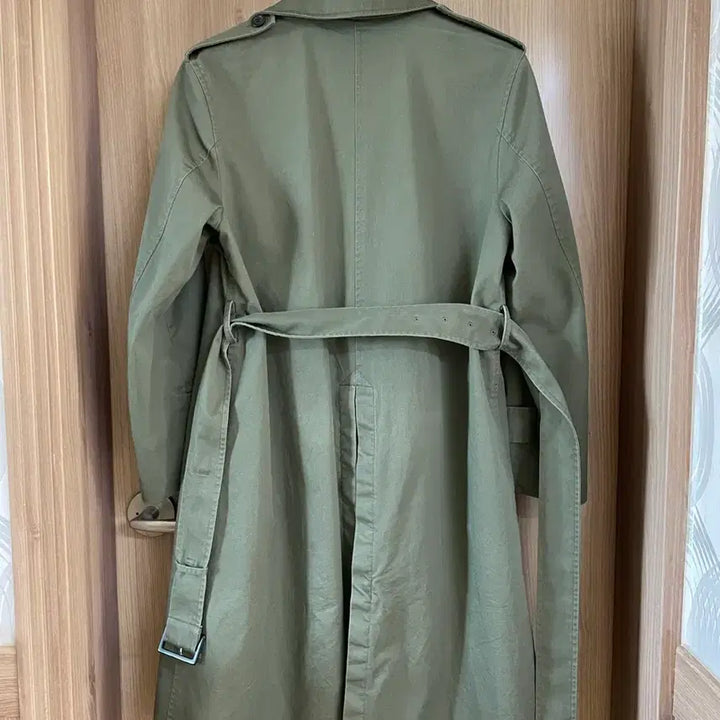 [BUNJANG] Uniqlo Khaki Trench Coat S / 유니클로 카키 트렌치 코트 S