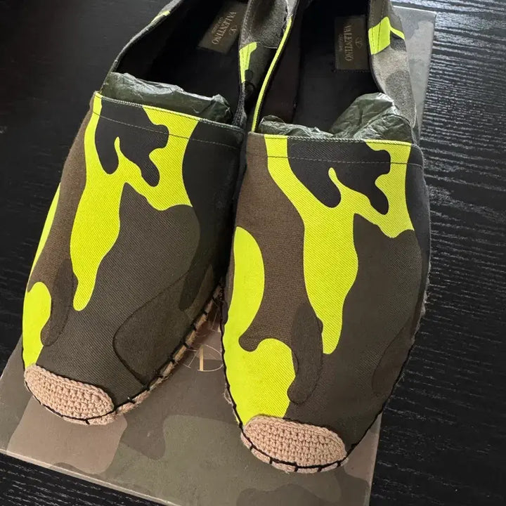 [BUNJANG] Valentino Camouflage Espadrille Slip-On Sandals / 발렌티노 카모플라쥬 에스파듀 샌들 슬립온