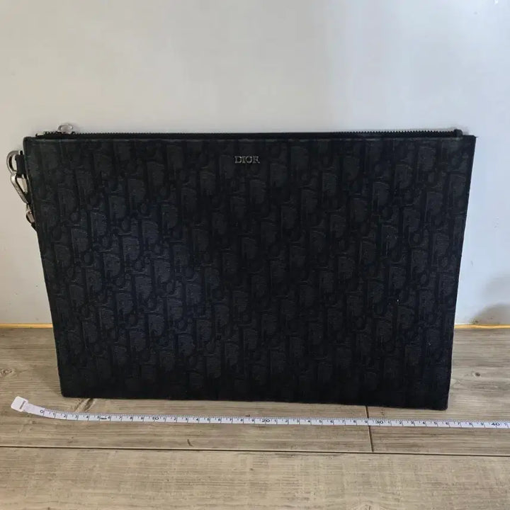 [BUNJANG] DIOR Oblique Black Pouch Clutch / [정품/S급]DIOR 디올 오블리크 블랙 파우치 클러치