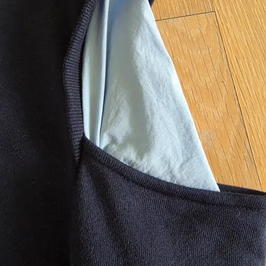 [BUNJANG] COETERNAL Layered Long Shirt Dress / COETERNAL 레이어드 맨투맨 원피스 롱셔츠 FREE