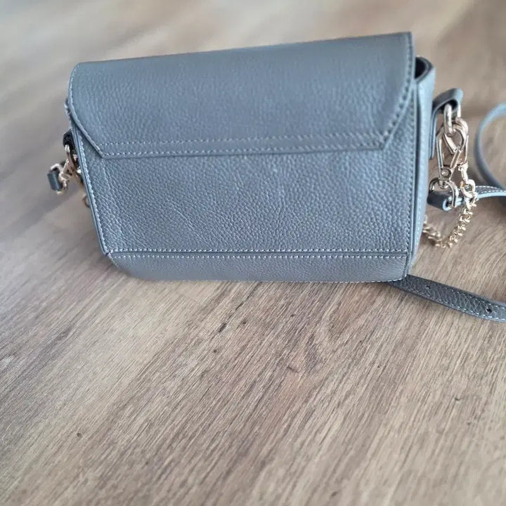 [BUNJANG] Saint Coast Leather Crossbody Bag Gray / 세인트코스트가죽 크로스백 그레이