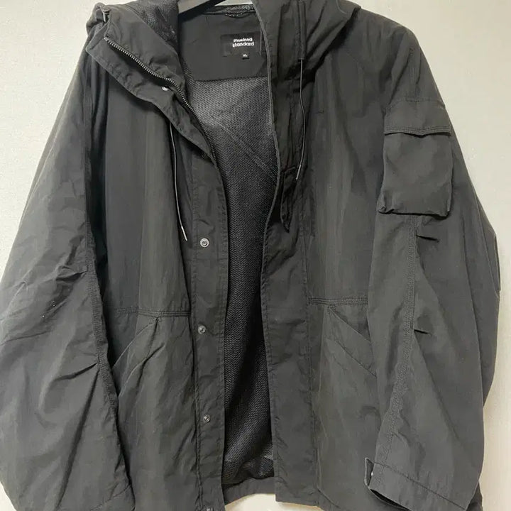 [BUNJANG] Musinsa Standard City Leisure CN Hooded Shell Parka [Black] / 무탠다드 시티 레저 CN 후디드 쉘 파카 [블랙]