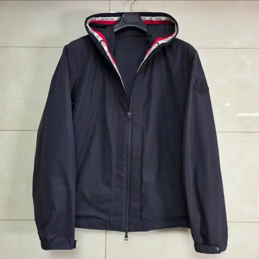 [BUNJANG] Moncler Carles Hooded Windbreaker Jacket Black XL / 몽클레어 후드 바람막이 블랙