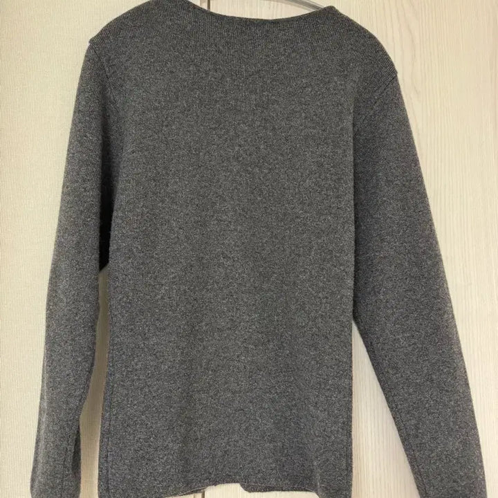 [BUNJANG] 르917 Button-Down Cardigan Skirt Charcoal 36 / 르917 버튼다운 가디건 스커트 차콜 36