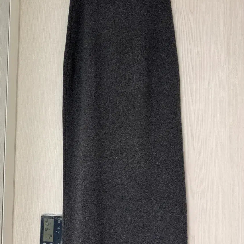 [BUNJANG] 르917 Button-Down Cardigan Skirt Charcoal 36 / 르917 버튼다운 가디건 스커트 차콜 36
