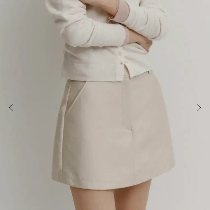 [BUNJANG] Sienne Slow Cotton Trouser Skirt / 시에 슬로 코튼 트라우저 스커트