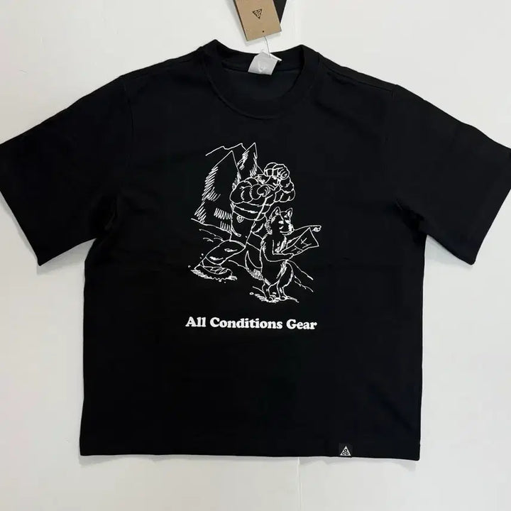 [BUNJANG] Nike ACG Black Short Sleeve T-shirt / 나이키 ACG 블랙 반팔 티셔츠