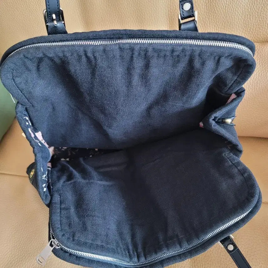 [BUNJANG] French Embroidery Linen Shoulder Bag / 프랑스 자수 린넨 가방