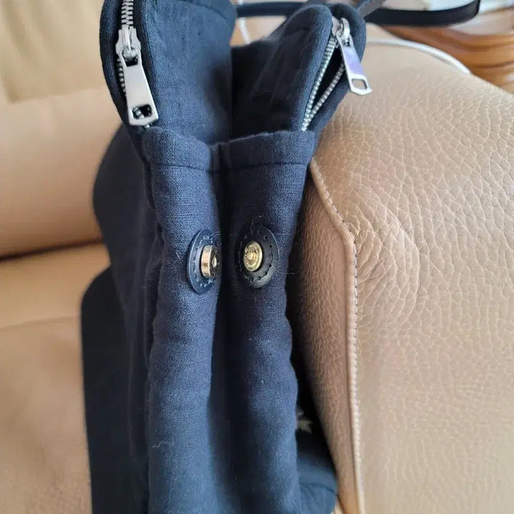 [BUNJANG] French Embroidery Linen Shoulder Bag / 프랑스 자수 린넨 가방
