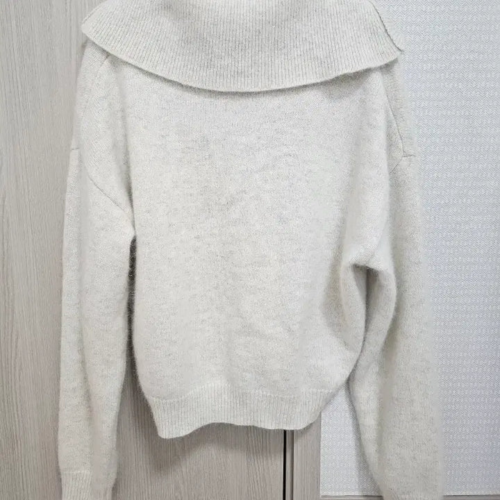 [BUNJANG] Angora Sailor Knit Top / (한번입은) 앙고라 세일러 니트